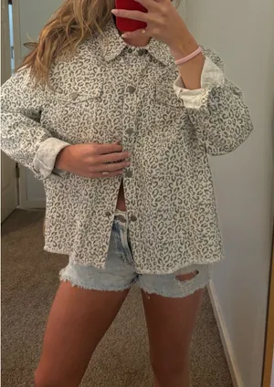 ZARA Jacket Small Denim thumbnail 1