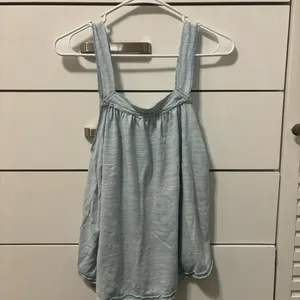 Free People Good For You Light Blue Tank Top thumbnail 3