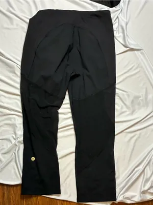 Lululemon leggings with sheer panel size best 10/12 thumbnail 4