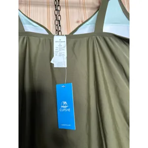 NWT Cupshe Ruched Underwire Bathing Suit Curvy Tummy Control 1-PC Swimsuit Sz 3X thumbnail 6