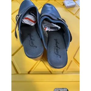 New Free People Culver City Clogs Size 38.5 US 8.5 Blue thumbnail 6