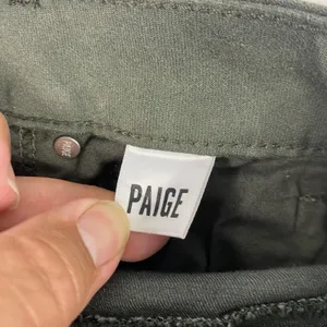 Paige Jeans Womens 29 Gray Silver Claudine Crop Flare Glitter Coated‎ Shimmer thumbnail 11