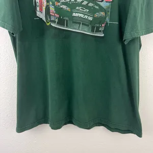 Chase Authentics Dale Earnhardt Jr 88 Vintage Green NASCAR 25th Anniversary Racing Graphic Tee thumbnail 3