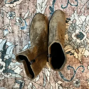 New Without Box Vince Camuto Kelcha Faux Suede Studded Boots Sz 9/40 MSRP $175 thumbnail 6