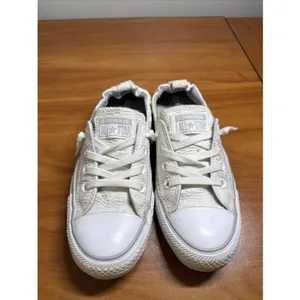 Converse Womens CT All Star Shoreline 558446F White Textured Shoe Sneakers W7 thumbnail 3