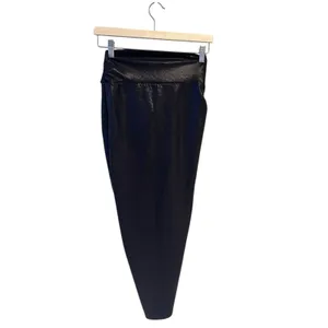 NWT black SKIMS Liquid Shine Swim Sarong Skirt XS onyx thumbnail 5
