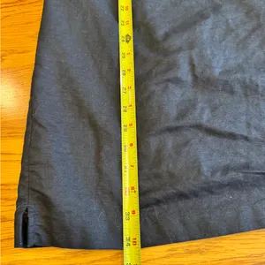 J.Crew Black‎ Linen Blend Ruffle One Shoulder Shift Dress Size S thumbnail 7