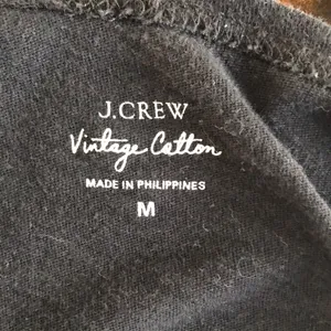 Simple Black Deep Neck J Cew Tee thumbnail 5