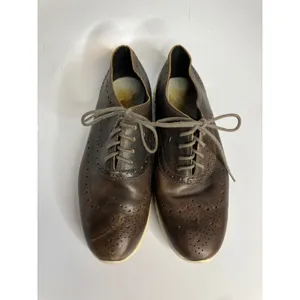 Cole‎ Haan zerogrand brown leather wingtip Oxford shoes women's size 10 casual thumbnail 2