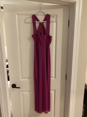 Quiz Purple Detachable Flower Dress thumbnail 4
