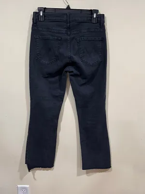 Mother The Insider Crop Step FrayJeans in Night in Paris Size 27 EUC thumbnail 8