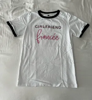 White Girlfriend To Fiancé T-Shirt thumbnail 1
