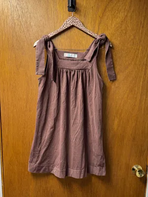 Free People FP Beach Free-Est Honey Tie Shoulder Mini Dress Brown Small thumbnail 14