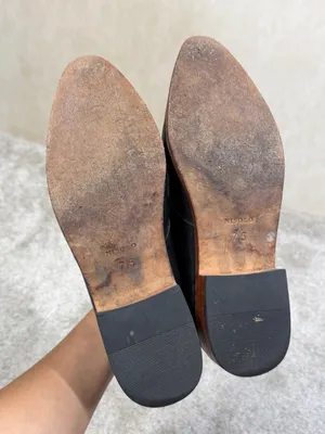 Nisolo Isa Chukka Boots Leather Oxford Block Heels in Black 7.5 thumbnail 8