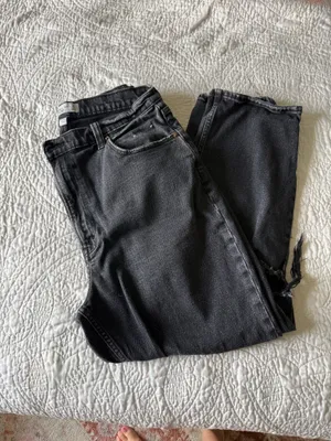 Abercrombie and Fitch ankle straight ultra high-rise curve love thumbnail 3