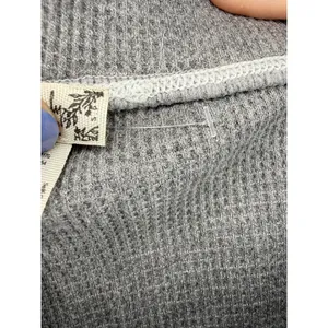 Intimately Free People Womens Thermal Pants Gray High Rise Slim flare Lounge XS thumbnail 6