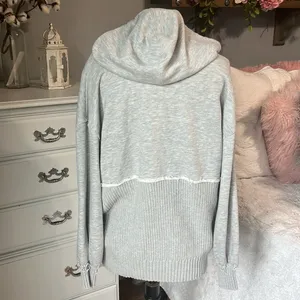 Oversized Comfy Hooded Sweatshirt Sweater Grsy thumbnail 7