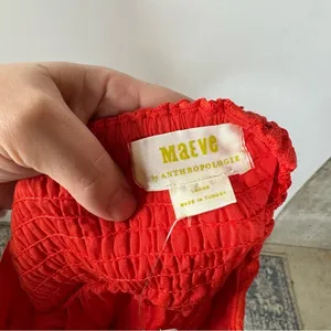 Anthropologie Maeve‎ NWT Strapless Lace Mini Dress Size Large thumbnail 7