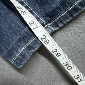 BKE Harper Jeans Womens 27R Blue Medium Wash Low Rise Straight Stretch Denim thumbnail 10