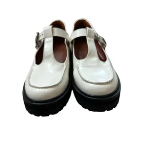 Reformation Abalonia Patent Leather Mary Jane Loafer Platform Retro Preppy thumbnail 3