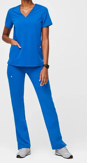 Figs Scrub Set Royal Blue Size Medium Casma Top Kade Cargo Pants thumbnail 1