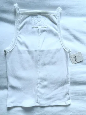 NWT Free People We The Free Mia Tank - Ivory - XS thumbnail 12