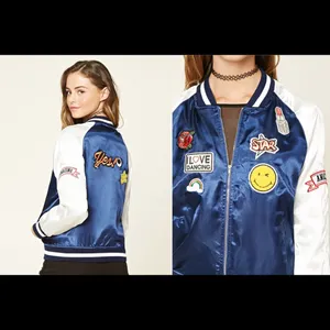 Bomber Jacket with Patches thumbnail 3