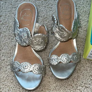Jack Rogers Platinum Wedge Sandals thumbnail 6