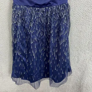 Hailey Logan Blue‎ Sequin Mini Dress 9/10 Showgirl Sparkle Glam Party Prom HOCO thumbnail 4