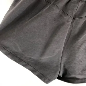 Gymshark Womens Legacy Drawstring Shorts Pockets Logo Gray XS thumbnail 3