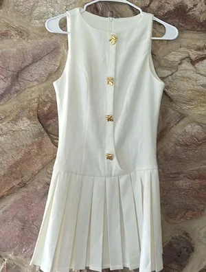Commense Metal-Button Pleated Tank Dress size s thumbnail 3