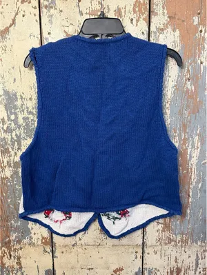 Vintage Bryn Connelly Christmas Winter Knit Sweater Vest, size Large *Flaws* thumbnail 6