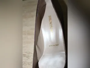 Bruno Magli Metallic Bronze Peep-Toe Kitten Heels Size 8 thumbnail 9