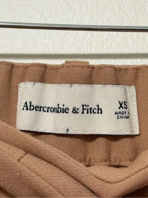 Abercrombie & Fitch Sloane Tailored Shorts Size XS Tan Brown thumbnail 3
