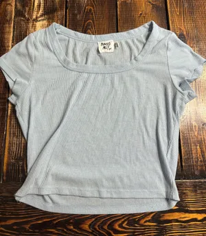 Princess Polly blue shirt size 10  thumbnail 1