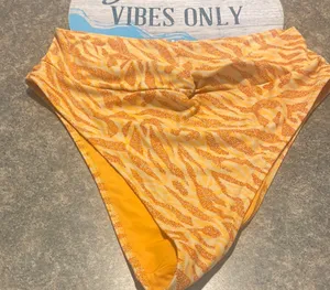 Aerie Vibrant Orange Cheeky Bikini Bottom NWOT thumbnail 1