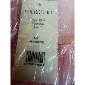 Sherri Hill 53708 Pink‎ Glitter Tulle Formal Gown Size 2 NWT $598 thumbnail 3