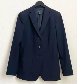 Brooks Brothers Navy Wool Blend 3- Button Women’s Blazer Size 6 thumbnail 5