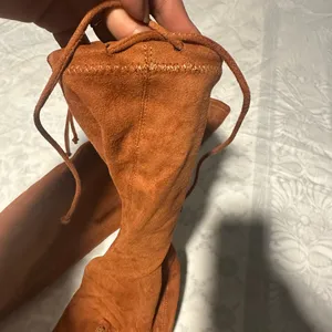 Olivia marrón Over the Knee heel Boots Brown Size 7 thumbnail 2