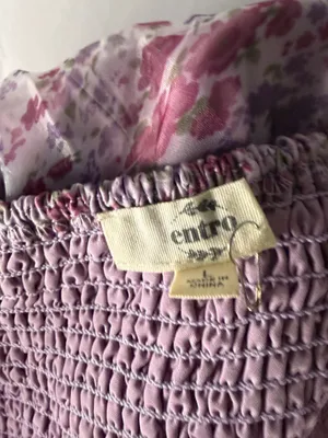 Purple Floral Entro Dress thumbnail 4