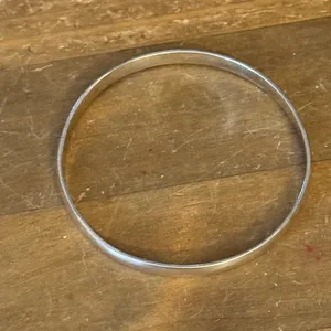 Vintage Mexico silver bangle bracelet thumbnail 4
