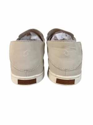 OluKai Pehuea Breathable Slip-On Shoes Tapa Cream Size Women’s 9 thumbnail 6