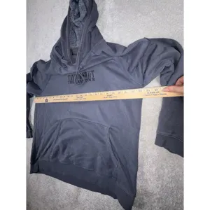 Taylor Swift The Eras Tour Hoodie Dates Washed Blue‎ Size M Pullover Sweatshirt thumbnail 4