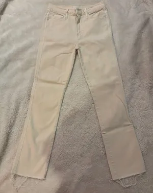 MOTHER High-Waisted Rascal Denim Ankle Fray Jeans thumbnail 3