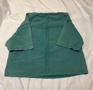 Green smile more crop shirt design to look inside out thumbnail 1