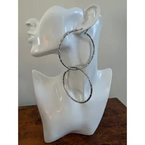 Silver Hoop Earrings for Sensitive Ears thumbnail 2