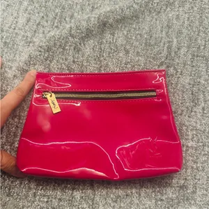 Yves Saint Laurent Glossy Red Cosmetic Bag thumbnail 2