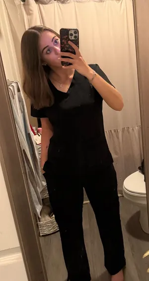 Amazon Scrubs Set Black thumbnail 1