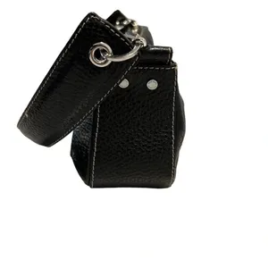 Kate Spade Black Leather Shoulder Bag Women's Handbag with Zip Pocket thumbnail 9