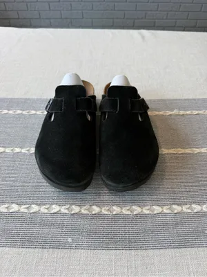 Birkenstock Boston Clogs Soft Footbed Black Size 39 Women’s 8 thumbnail 4
